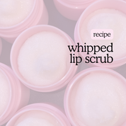 whipped lip scrub recipe & 2 FREE lip scrub jar vendors