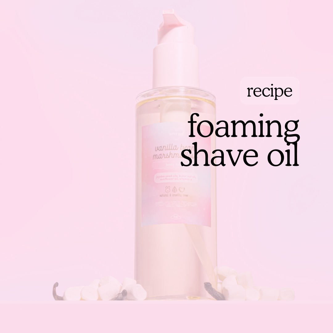 foaming shave oil recipe