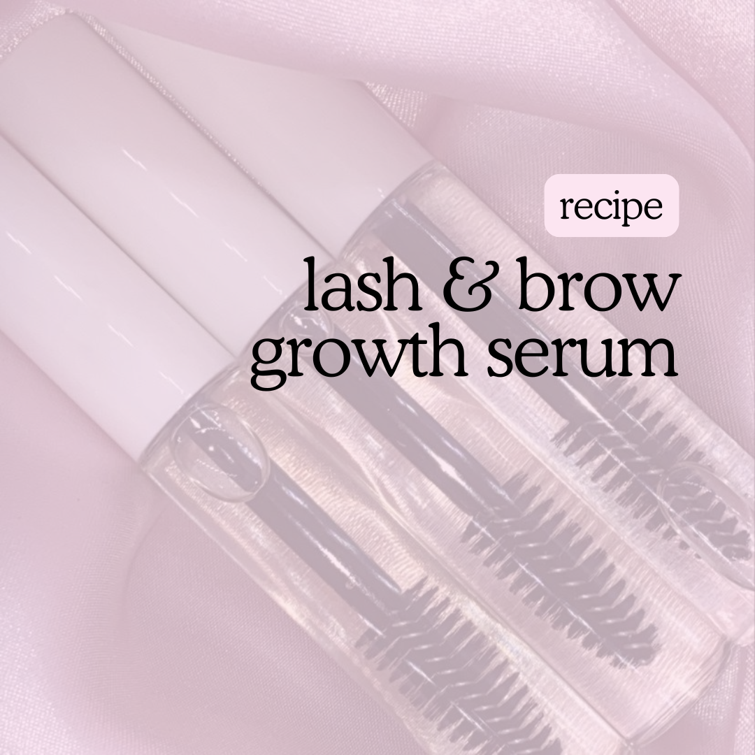 lash and brow growth serum recipe &  FREE mascara tube vendor