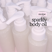 sparkly body oil recipe